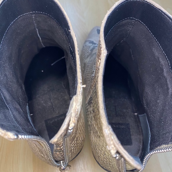 Dolce Vita Shanta Snake Booties Size 10 - Picture 8 of 15